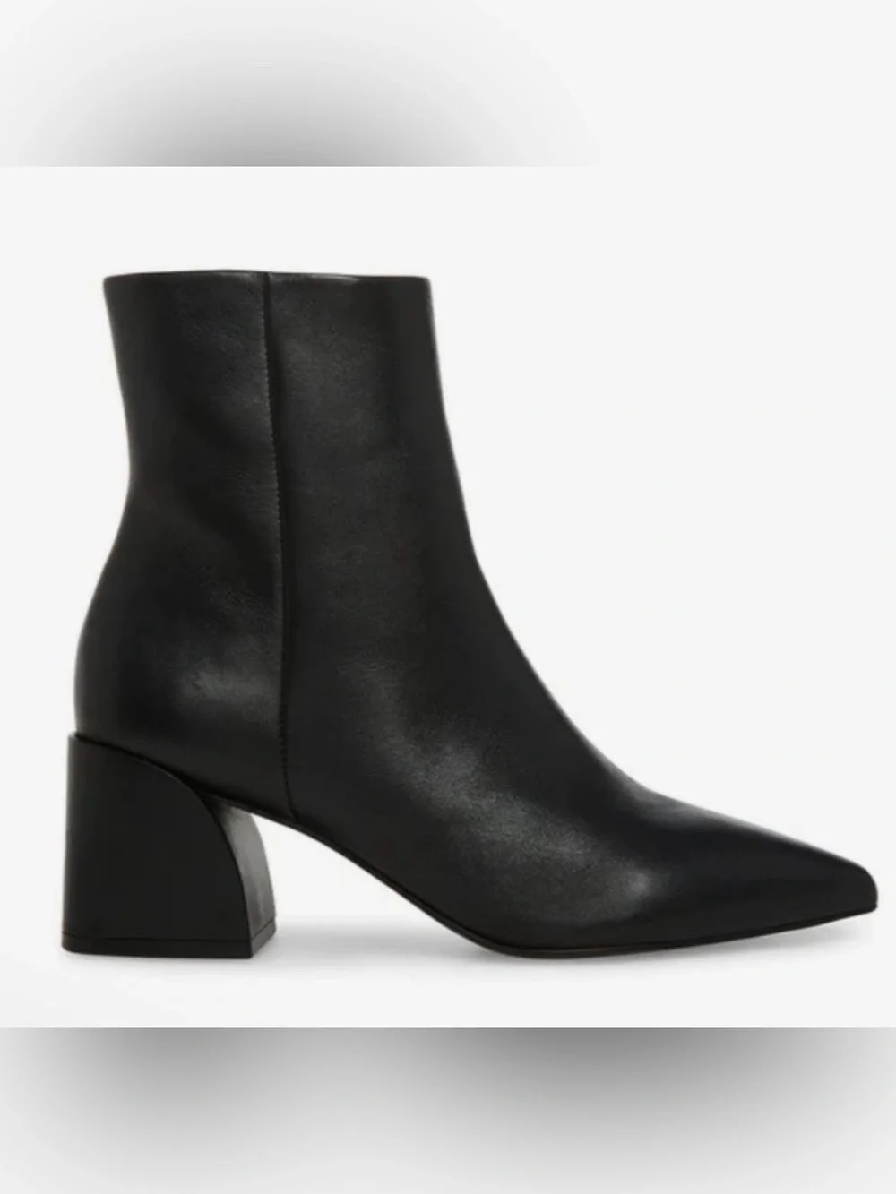 Steve Madden Faris Black Leather Boot | Size 6